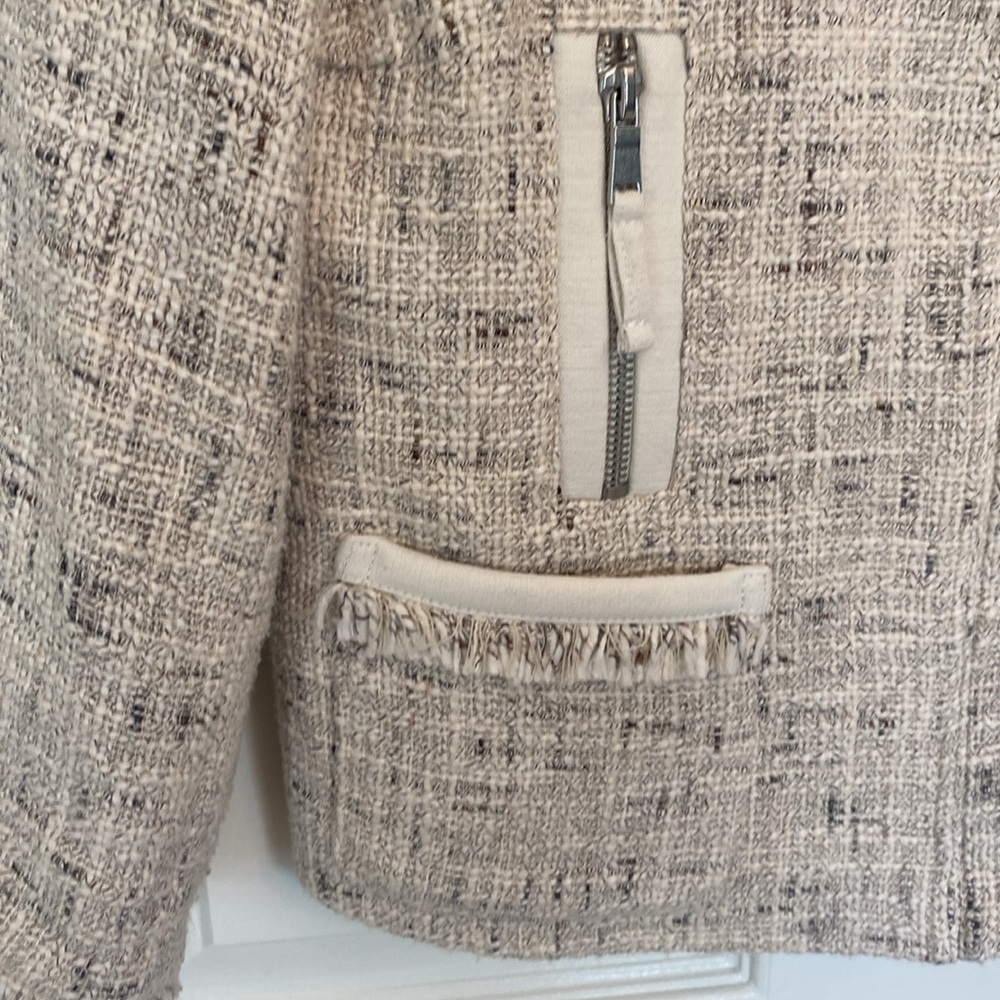 Joie Tweed Jacket Blazer NEW XS Chanel Style - Picture 5 of 14